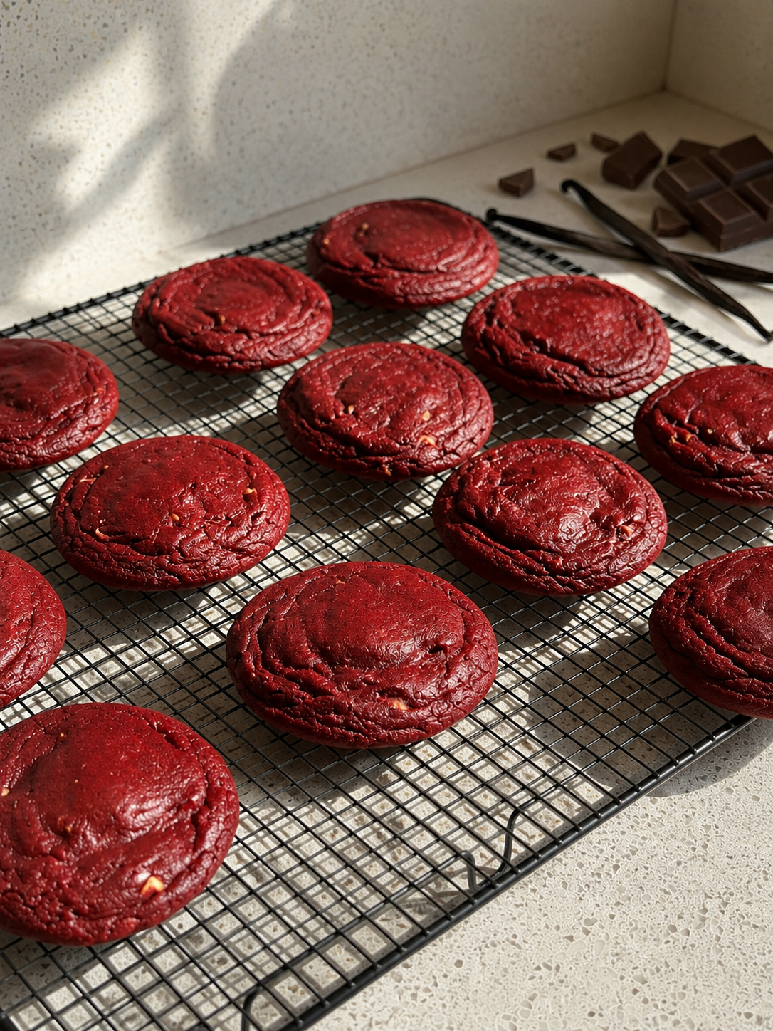 Red velvet cookie